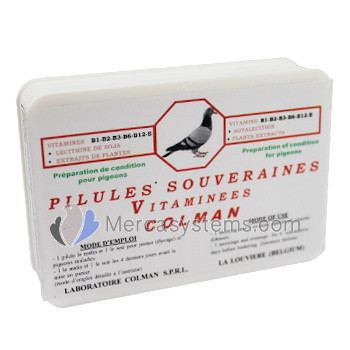 Colman Multivitamin pills Souveraines (100 pills). For Pigeons 