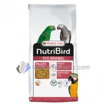 NutriBird P15 Original 10kg (balanced complete maintenance food for parrots)