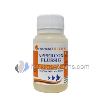 Tollisan Appercox Flussing 50ml, (coccidiosis in pigeons and birds)