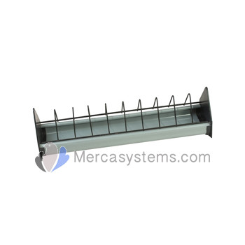 Plastic feeder with coated wire divider 50 cm