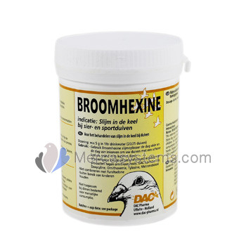 Broomhexine, dac, products for pigeons