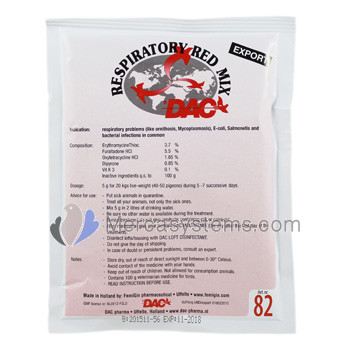 Respiratory Red Mix, dac, products for pigeons