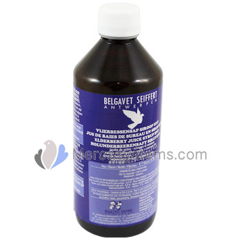 BelgaVet Elderberry juice sirop BVP 500ml (keep your pigeons healthy)