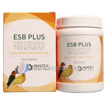 NEW Pantex ESB Plus 100 gr (treatment for coccidiosis and atoxoplasmosis). Pigeons and cage birds