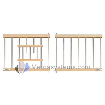 Nesting Box Door Set with Sliding Grill and aluminum bars