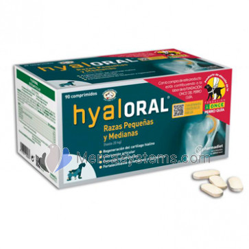 Pharmadiet Hyaloral 90 tablets (reduces inflammation) for small and medium dogs