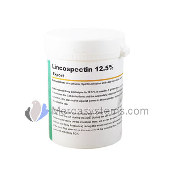 Pigeons Produts and Supplies: Lincospectin 12.5% Export 100 gr, (Adenocoli syndrome and other bacterial infections)