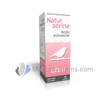 Avizoon Natur Serine 40 micro pills, (to prevent intestinal and respiratory disorders). Cage birds