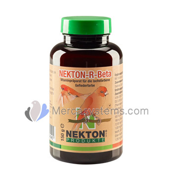 Nekton-R-Beta 150gr, enhances Red Color in Birds, (beta-carotene pigment enriched with vitamins, minerals and trace elements)