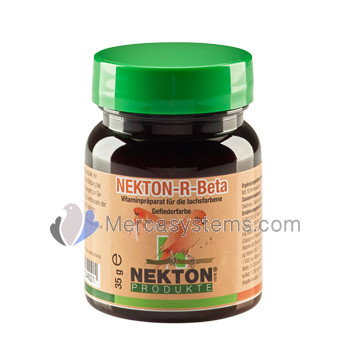 Nekton-R-Beta 35gr, Enhances Red Color in Birds, (beta-carotene pigment enriched with vitamins, minerals and trace elements)