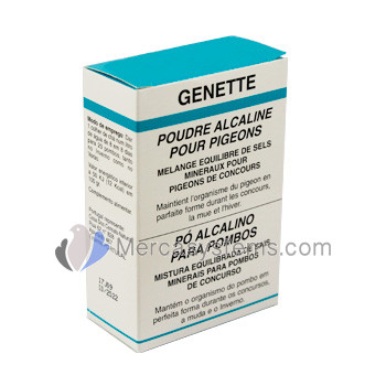 Genette Alkaline Powder 200gr (balanced blend of mineral salts) for Racing Pigeon 