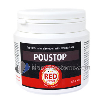 The Red Pigeon Poustop 300 gr, (spectacular product, 100% natural, against fleas and lice.).