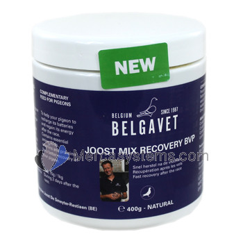 Belgavet Joost Mix Recovery 400gr, (improved formula for full recovery after flights). For racing pigeons