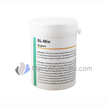 Pigeons Produts and Supplies: SL-Mix Export 100 gr, (Magistral Formula against intestinal infectionsE-Coli, Salmonella)