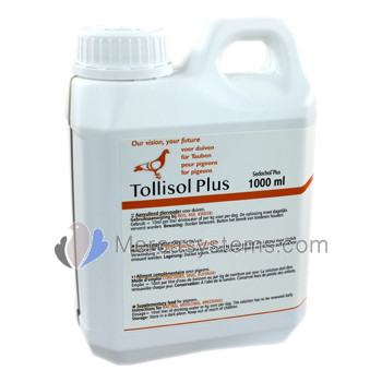 Tollisan Tollisol Plus 1L (Sedochol Ⓡ Plus) for Pigeons and Birds. 