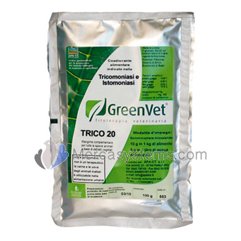 Greenvet Trico 20 100gr, (treatment and prevention of trichomoniasis)