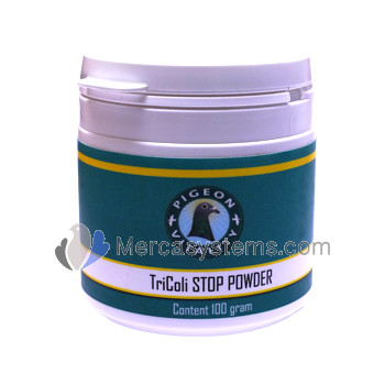 New Pigeon Vitality Tricoli-Stop 100gr. (Removes 99.8 % of Trichomonas &  E-Coli within 3 hours).