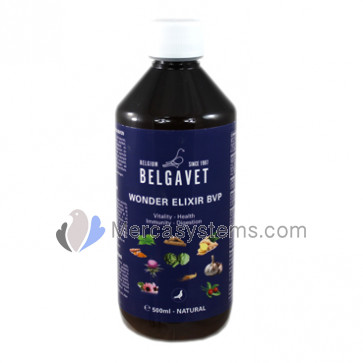 BelgaVet Wonder Elixir 500ml (the TOTAL solution for health). For pigeons.