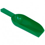 Pigeon supplies and accessories: Plastic feed scoop 0.2kg of capacity.