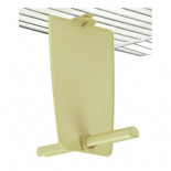 STA Perch Vertical Rada, with dividing wall and upper hook (colour beige)